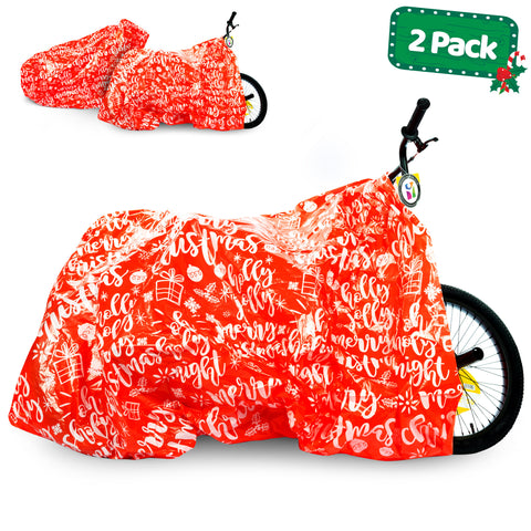 Christmas Bicycle Gift Bag - 72”x60” - 2 Pack