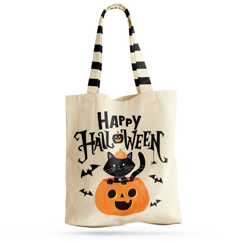 Halloween Tote Bag - Trick or Treat Bag