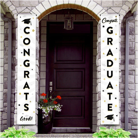 Graduation Front Door Porch Banner