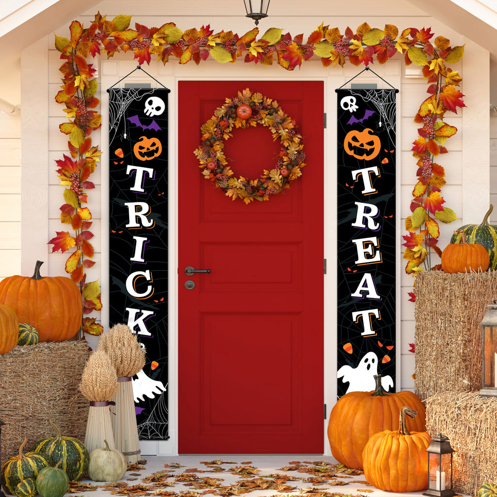 Halloween Front Door Porch Banner – Joyousa Holiday & Party Goods